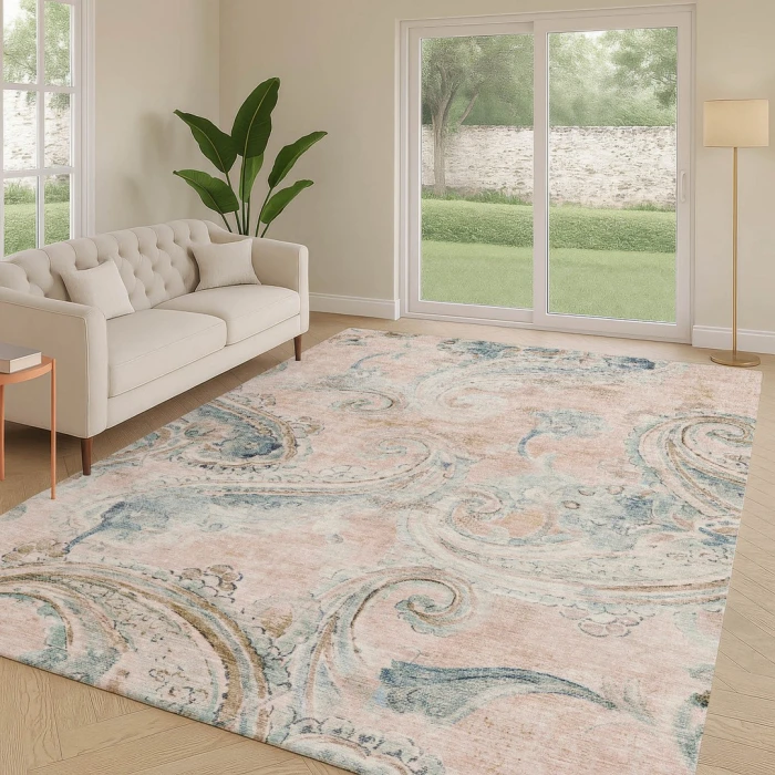 Addison Rugs Chantille Pink ACN2747 5ft. x 7ft.6in. Rect. Rug