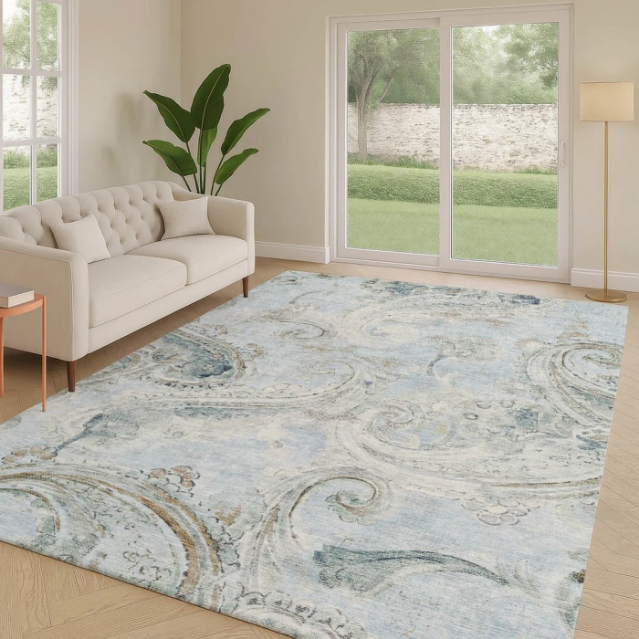 Addison Rugs Chantille Blue ACN2747 5ft. x 7ft.6in. Rect. Rug