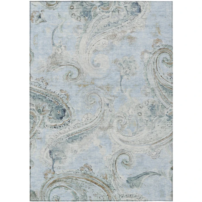 Addison Rugs Chantille Blue ACN2747 5ft. x 7ft.6in. Rect. Rug