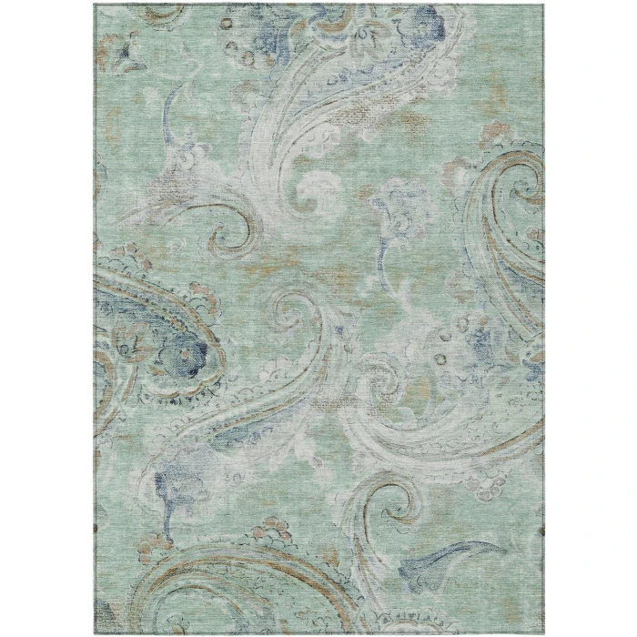 Addison Rugs Chantille Teal ACN2748 9ft. x 12ft. Rect. Rug