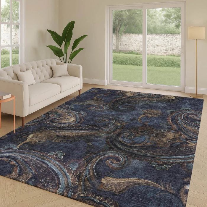 Addison Rugs Chantille Blue ACN2748 8ft. x 10ft. Rect. Rug
