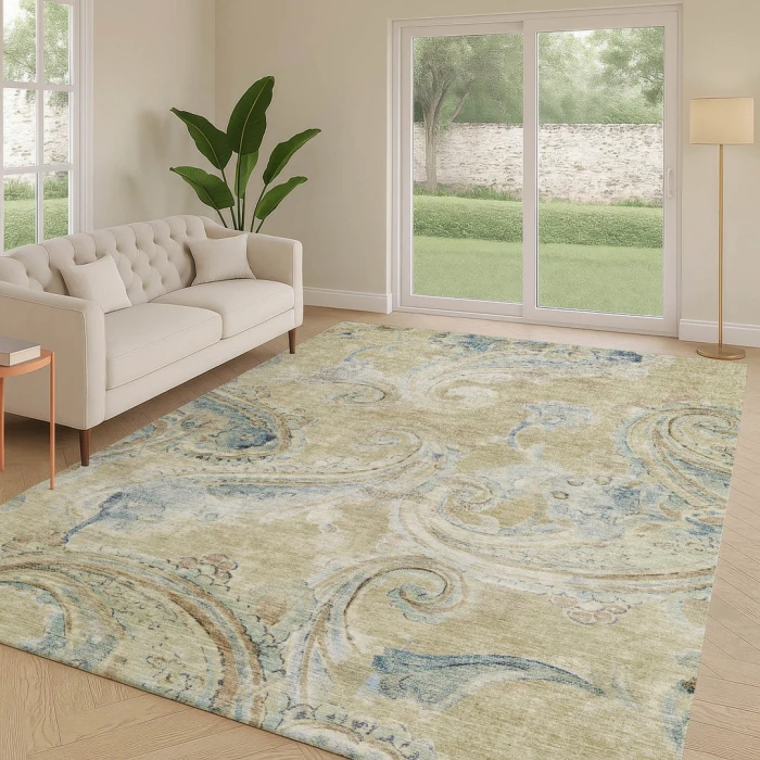 Addison Rugs Chantille Gold ACN2748 8ft. x 10ft. Rect. Rug