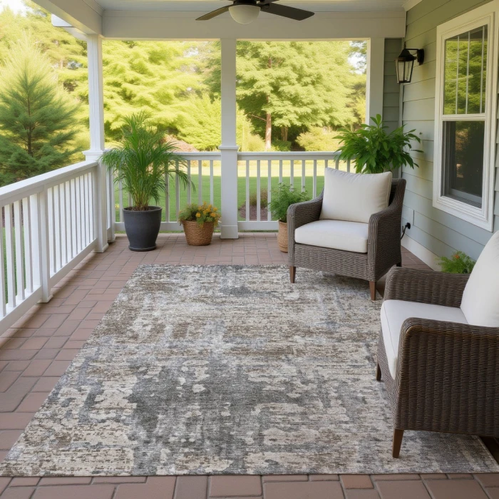 Addison Rugs Chantille Brown ACN2750 9ft. x 12ft. Rect. Rug