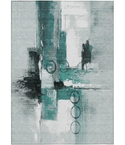 Addison Rugs Chantille Teal ACN2751 5ft. x 7ft.6in. Rect. Rug