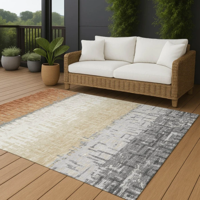 Addison Rugs Chantille Orange ACN2752 9ft. x 12ft. Rect. Rug