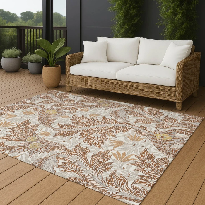 Addison Rugs Chantille Orange ACN2753 8ft. x 10ft. Rect. Rug