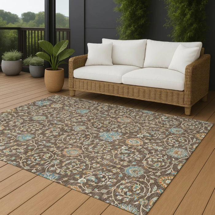 Addison Rugs Chantille Brown ACN2758 9ft. x 12ft. Rect. Rug