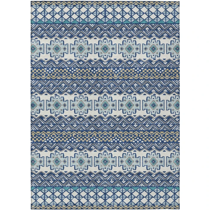 Addison Rugs Chantille Blue ACN2760 9ft. x 12ft. Rect. Rug