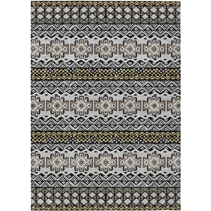 Addison Rugs Chantille Black ACN2760 9ft. x 12ft. Rect. Rug