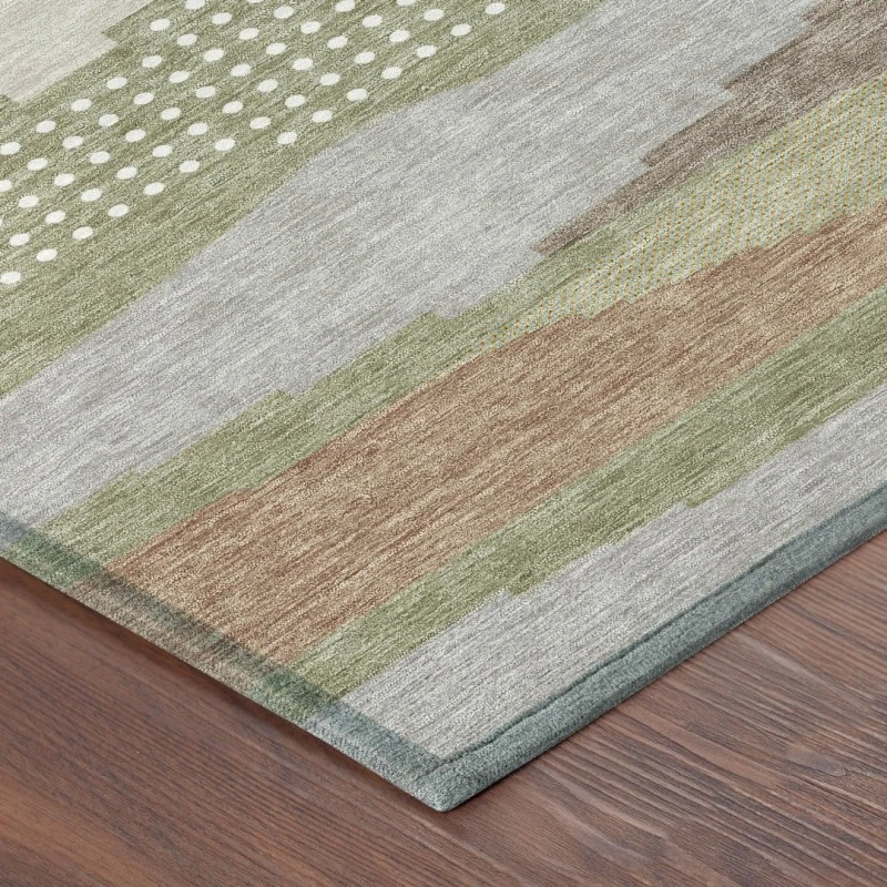 Addison Rugs Chantille Green ACN2761 9ft. x 12ft. Rect. Rug