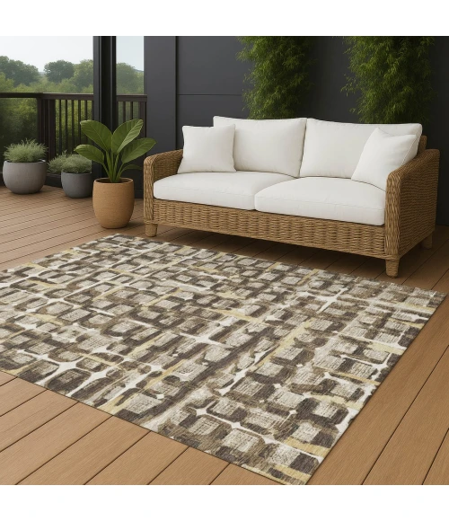 Addison Rugs Chantille Brown ACN2762 5ft. x 7ft.6in. Rect. Rug