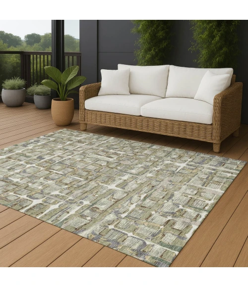 Addison Rugs Chantille Green ACN2762 5ft. x 7ft.6in. Rect. Rug