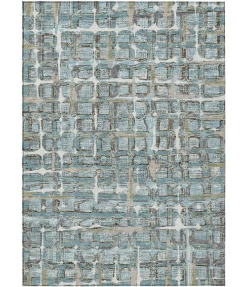 Addison Rugs Chantille Teal ACN2762 5ft. x 7ft.6in. Rect. Rug