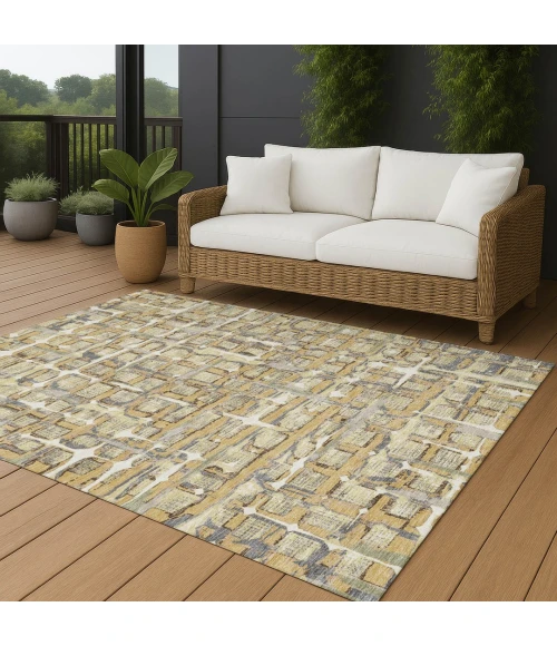 Addison Rugs Chantille Gold ACN2762 5ft. x 7ft.6in. Rect. Rug