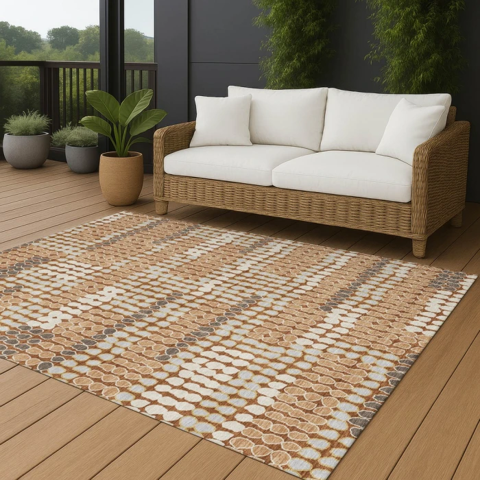 Addison Rugs Chantille Orange ACN2763 5ft. x 7ft.6in. Rect. Rug