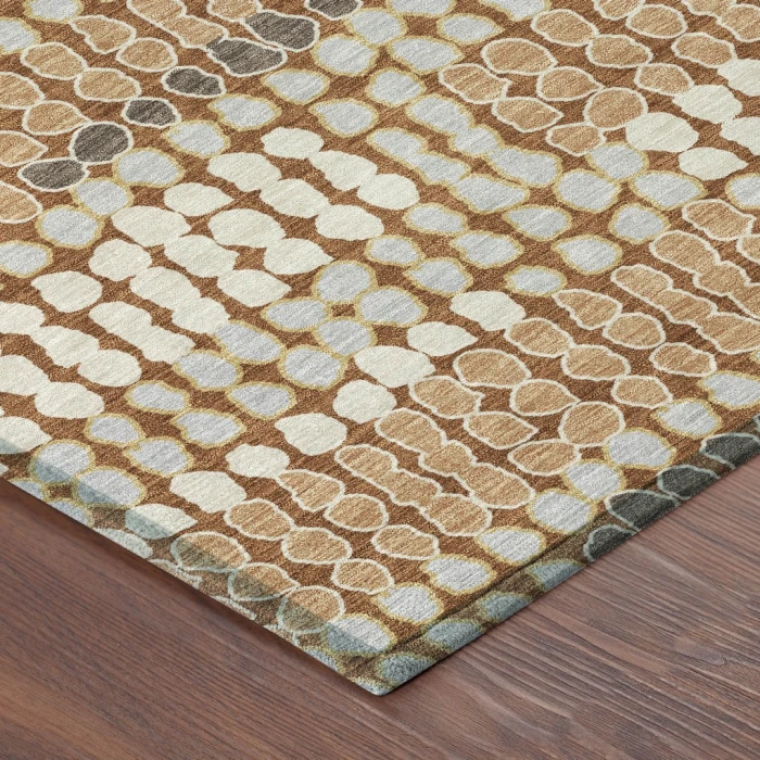 Addison Rugs Chantille Orange ACN2763 5ft. x 7ft.6in. Rect. Rug