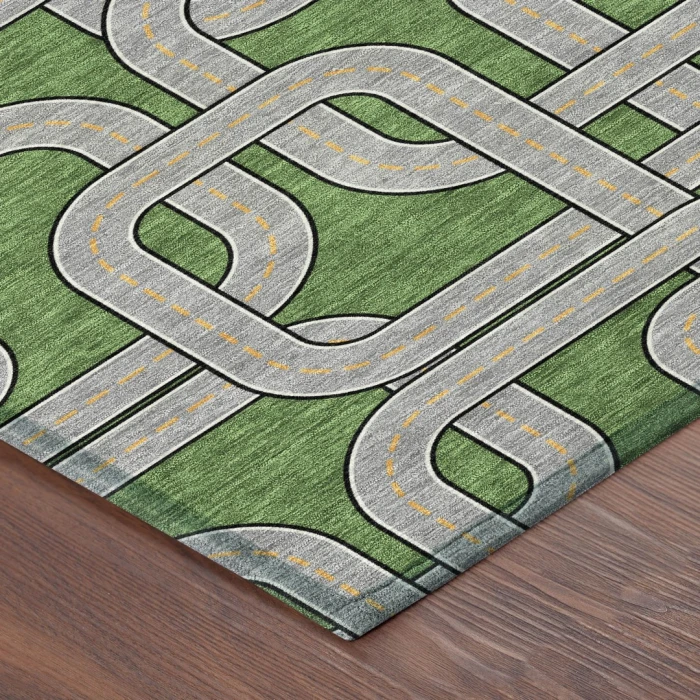 Addison Rugs Chantille Green ACN2764 9ft. x 12ft. Rect. Rug