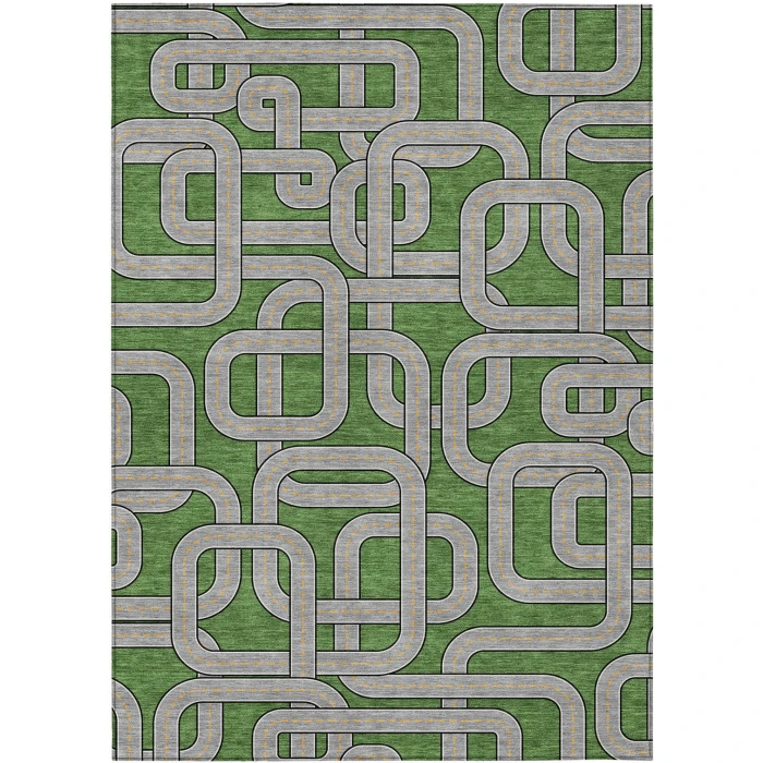 Addison Rugs Chantille Green ACN2764 9ft. x 12ft. Rect. Rug