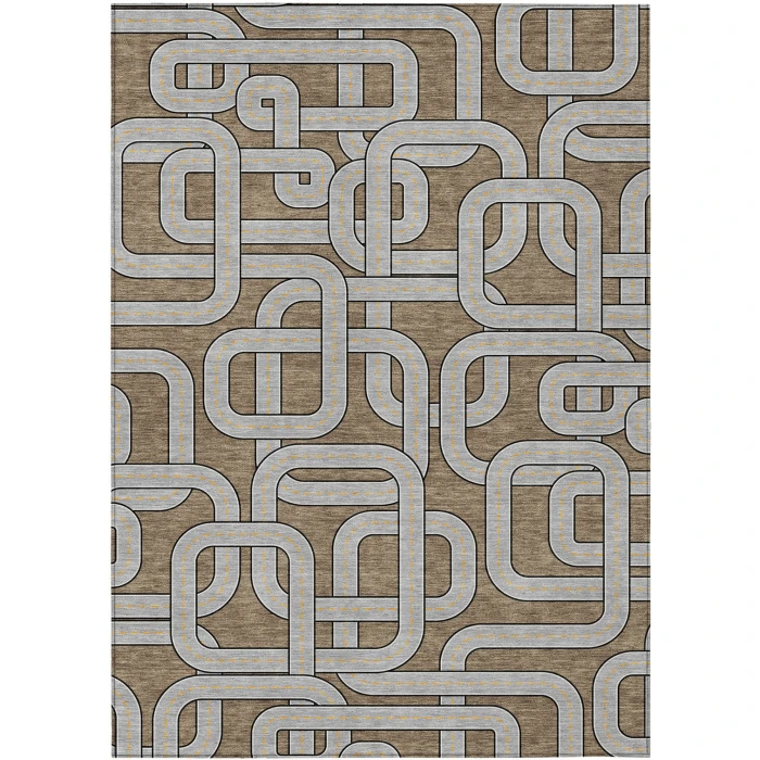 Addison Rugs Chantille Brown ACN2764 9ft. x 12ft. Rect. Rug
