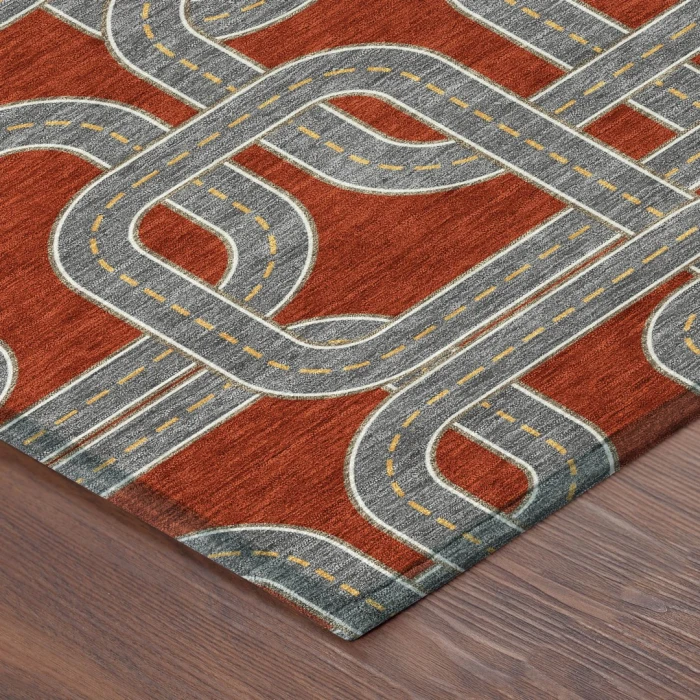 Addison Rugs Chantille Red ACN2764 5ft. x 7ft.6in. Rect. Rug