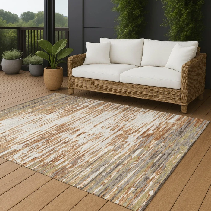 Addison Rugs Chantille Orange ACN2767 8ft. x 10ft. Rect. Rug
