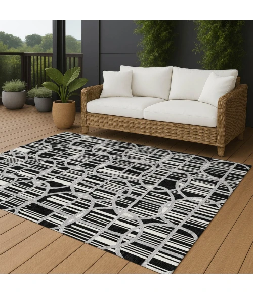 Addison Rugs Chantille Black ACN2769 5ft. x 7ft.6in. Rect. Rug