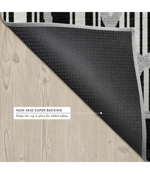 Addison Rugs Chantille Black ACN2769 5ft. x 7ft.6in. Rect. Rug