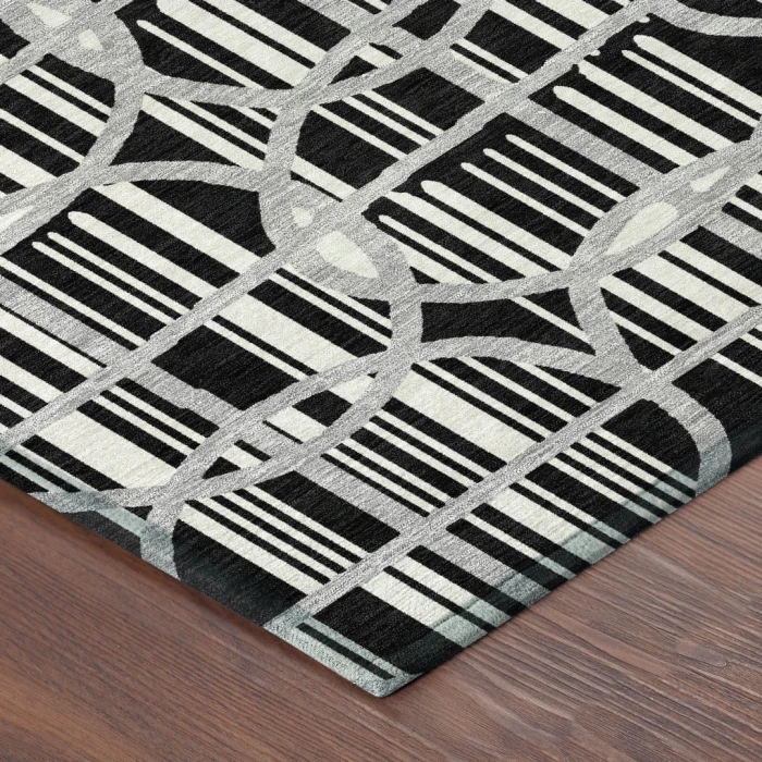 Addison Rugs Chantille Black ACN2769 5ft. x 7ft.6in. Rect. Rug