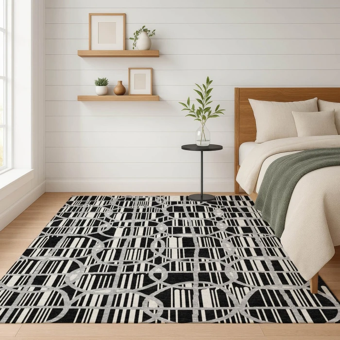 Addison Rugs Chantille Black ACN2769 5ft. x 7ft.6in. Rect. Rug