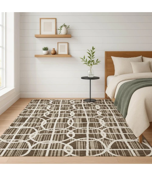 Addison Rugs Chantille Brown ACN2769 5ft. x 7ft.6in. Rect. Rug