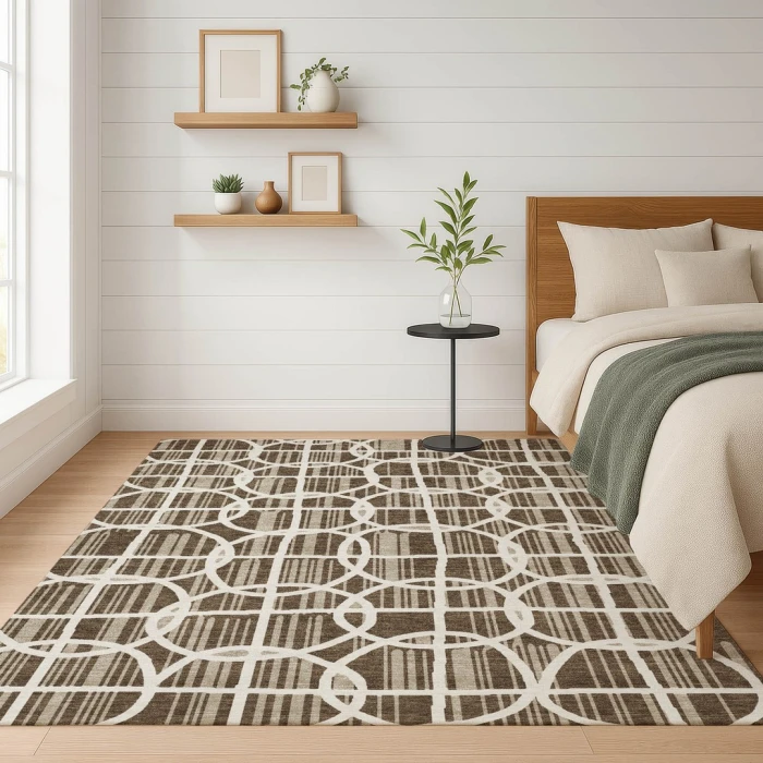 Addison Rugs Chantille Brown ACN2769 5ft. x 7ft.6in. Rect. Rug