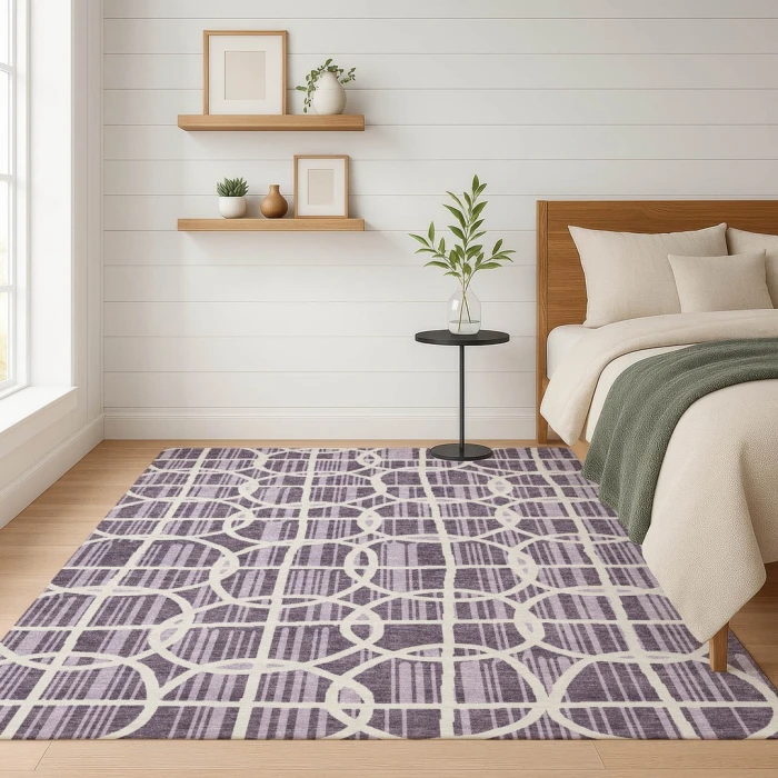 Addison Rugs Chantille Purple ACN2769 9ft. x 12ft. Rect. Rug