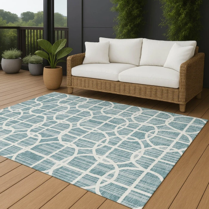 Addison Rugs Chantille Teal ACN2769 8ft. x 10ft. Rect. Rug