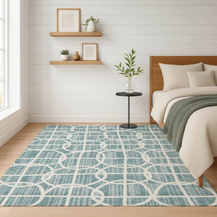 Addison Rugs Chantille Teal ACN2769 8ft. x 10ft. Rect. Rug