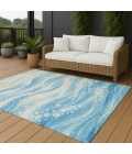 Addison Rugs Chantille Blue ACN2770 9ft. x 12ft. Rect. Rug