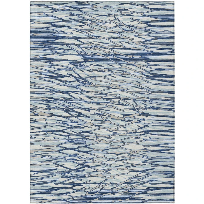 Addison Rugs Chantille Blue ACN2771 5ft. x 7ft.6in. Rect. Rug