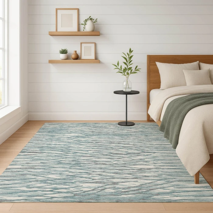 Addison Rugs Chantille Teal ACN2771 9ft. x 12ft. Rect. Rug
