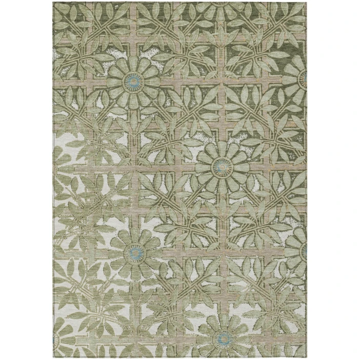 Addison Rugs Chantille Green ACN2775 8ft. x 10ft. Rect. Rug