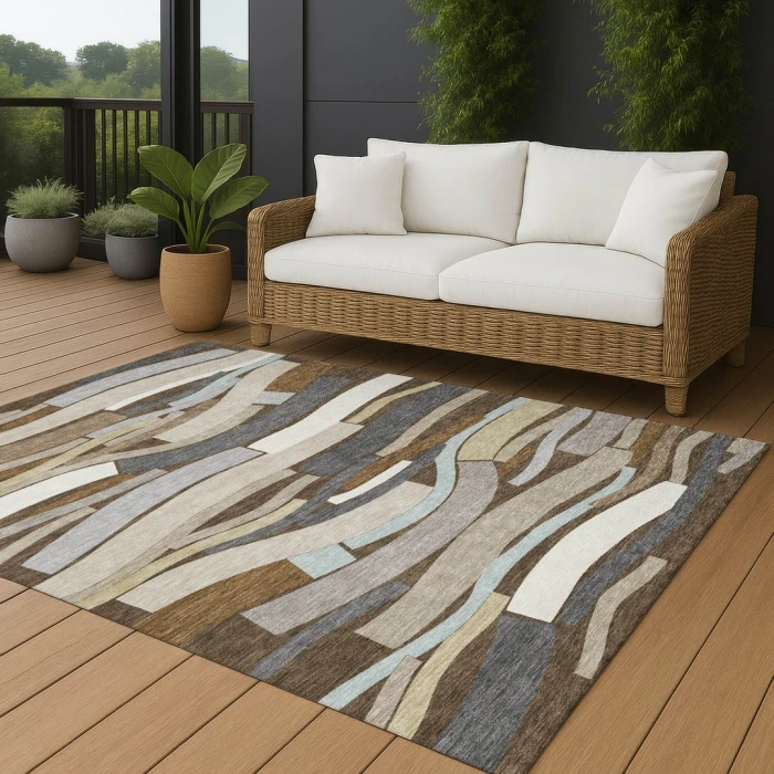 Addison Rugs Chantille Brown ACN2776 8ft. x 10ft. Rect. Rug