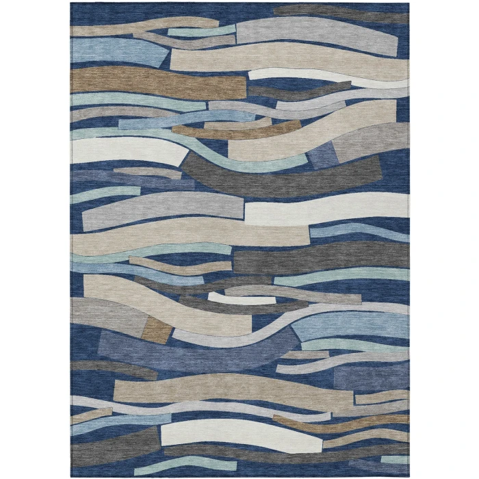 Addison Rugs Chantille Blue ACN2776 5ft. x 7ft.6in. Rect. Rug