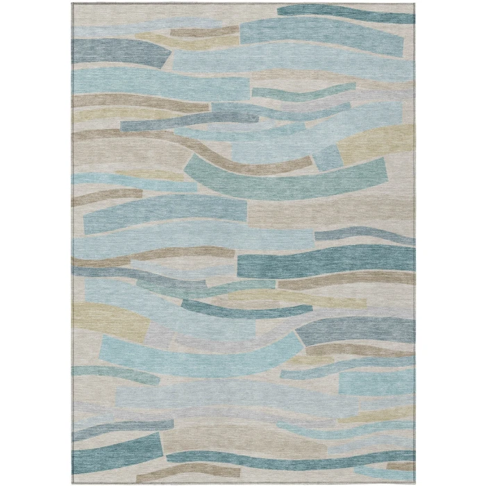 Addison Rugs Chantille Teal ACN2776 9ft. x 12ft. Rect. Rug