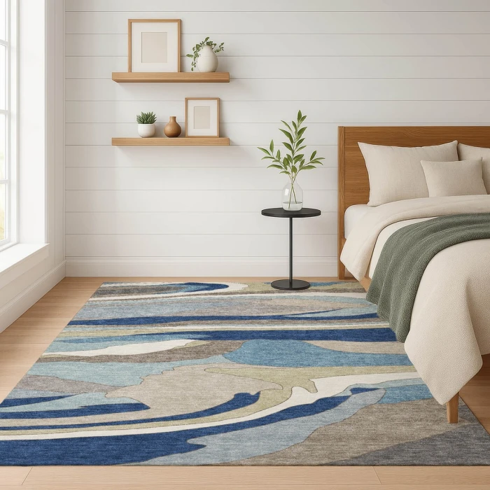 Addison Rugs Chantille Blue ACN2777 5ft. x 7ft.6in. Rect. Rug