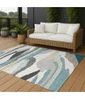 Addison Rugs Chantille Teal ACN2777 8ft. x 10ft. Rect. Rug