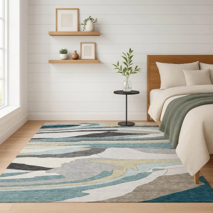 Addison Rugs Chantille Teal ACN2777 8ft. x 10ft. Rect. Rug