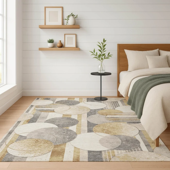 Addison Rugs Chantille Gold ACN2778 8ft. x 10ft. Rect. Rug