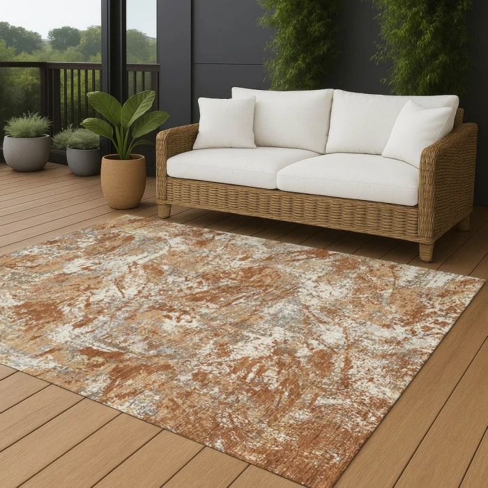 Addison Rugs Chantille Orange ACN2779 5ft. x 7ft.6in. Rect. Rug