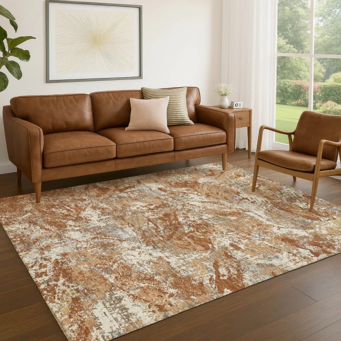 Addison Rugs Chantille Orange ACN2779 5ft. x 7ft.6in. Rect. Rug