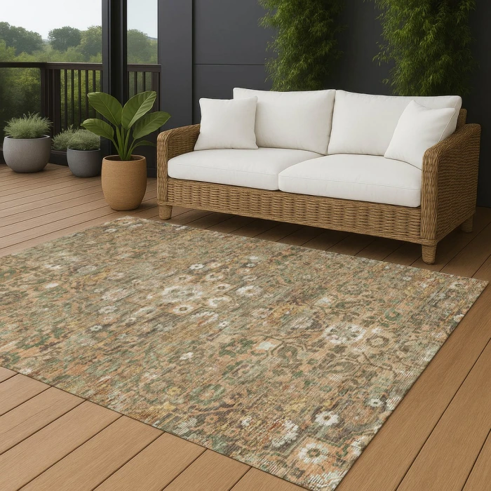 Addison Rugs Chantille Orange ACN2782 5ft. x 7ft.6in. Rect. Rug