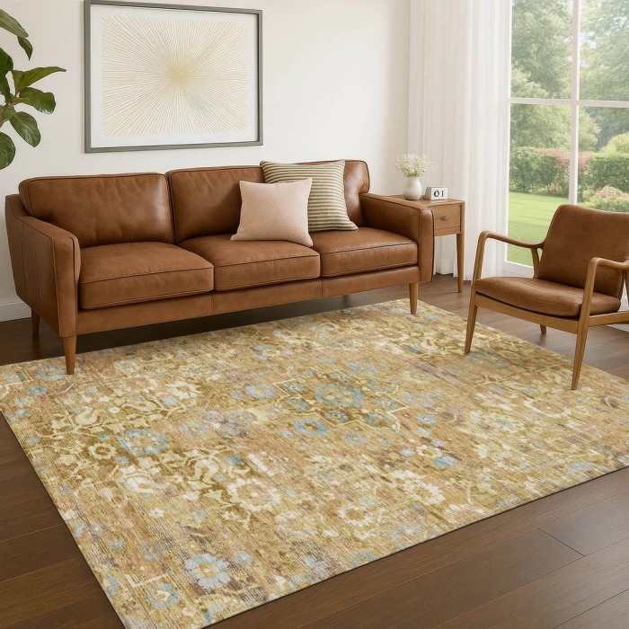 Addison Rugs Chantille Gold ACN2782 5ft. x 7ft.6in. Rect. Rug