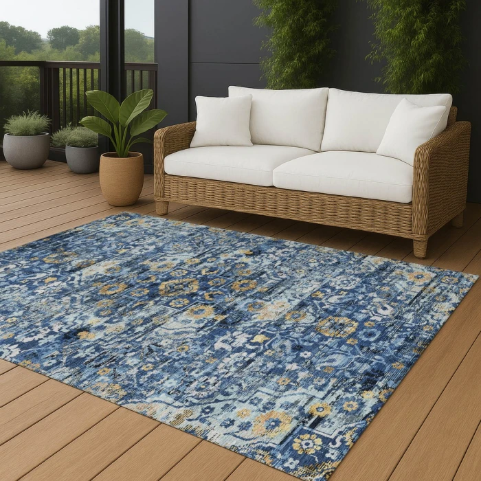 Addison Rugs Chantille Blue ACN2782 5ft. x 7ft.6in. Rect. Rug